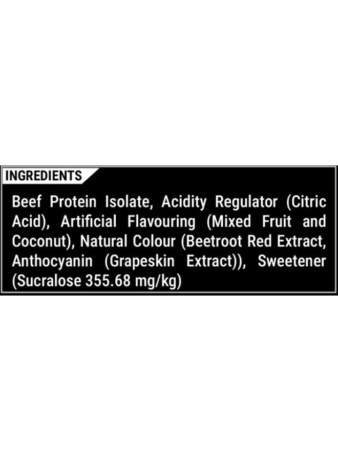 Britpro Beef Protein Isolate Plus, 1.8KG - Tropical Coconut Flavour - 97% Protein Concentration, 27g Protein - No Added Sugar, Zero Fat, Dairy Free - Muscle Recovery & Strength - Made in UK - Image 4
